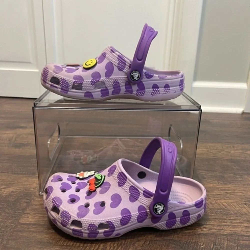 Crocs Kids Classic Easy Icon Clog Size J3 Color Purple